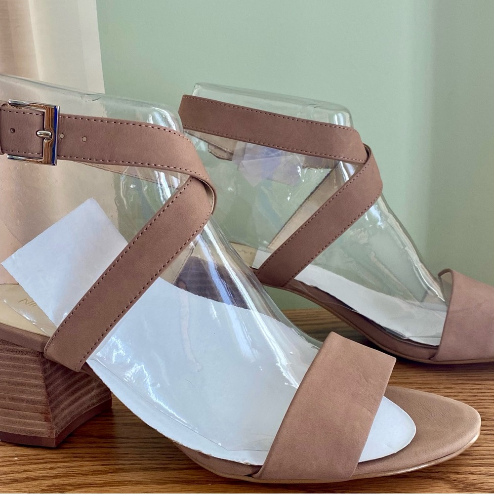Nine West Dressy Sandals - Size 9M - Dark Beige - New No Box